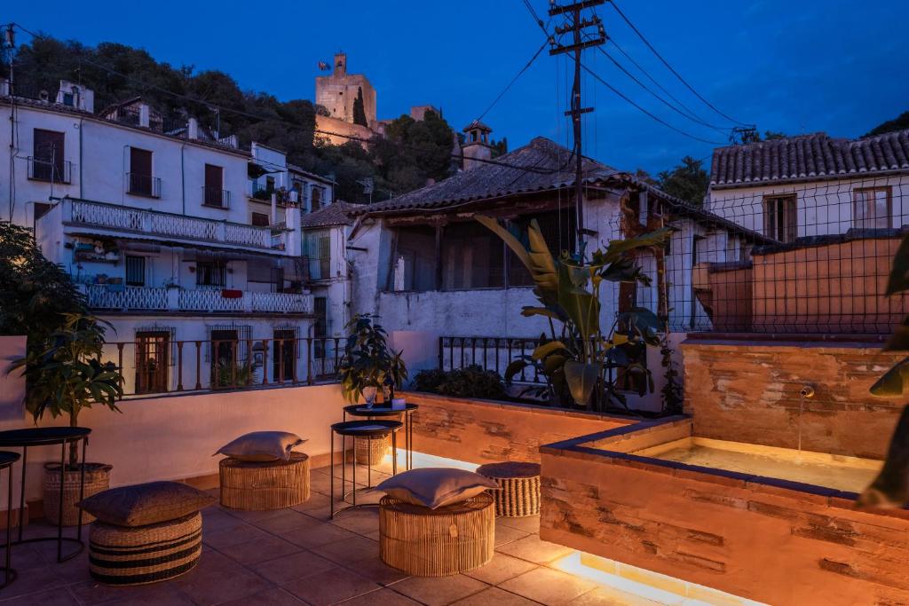 Terraza de Suites Jardines de la Alhambra